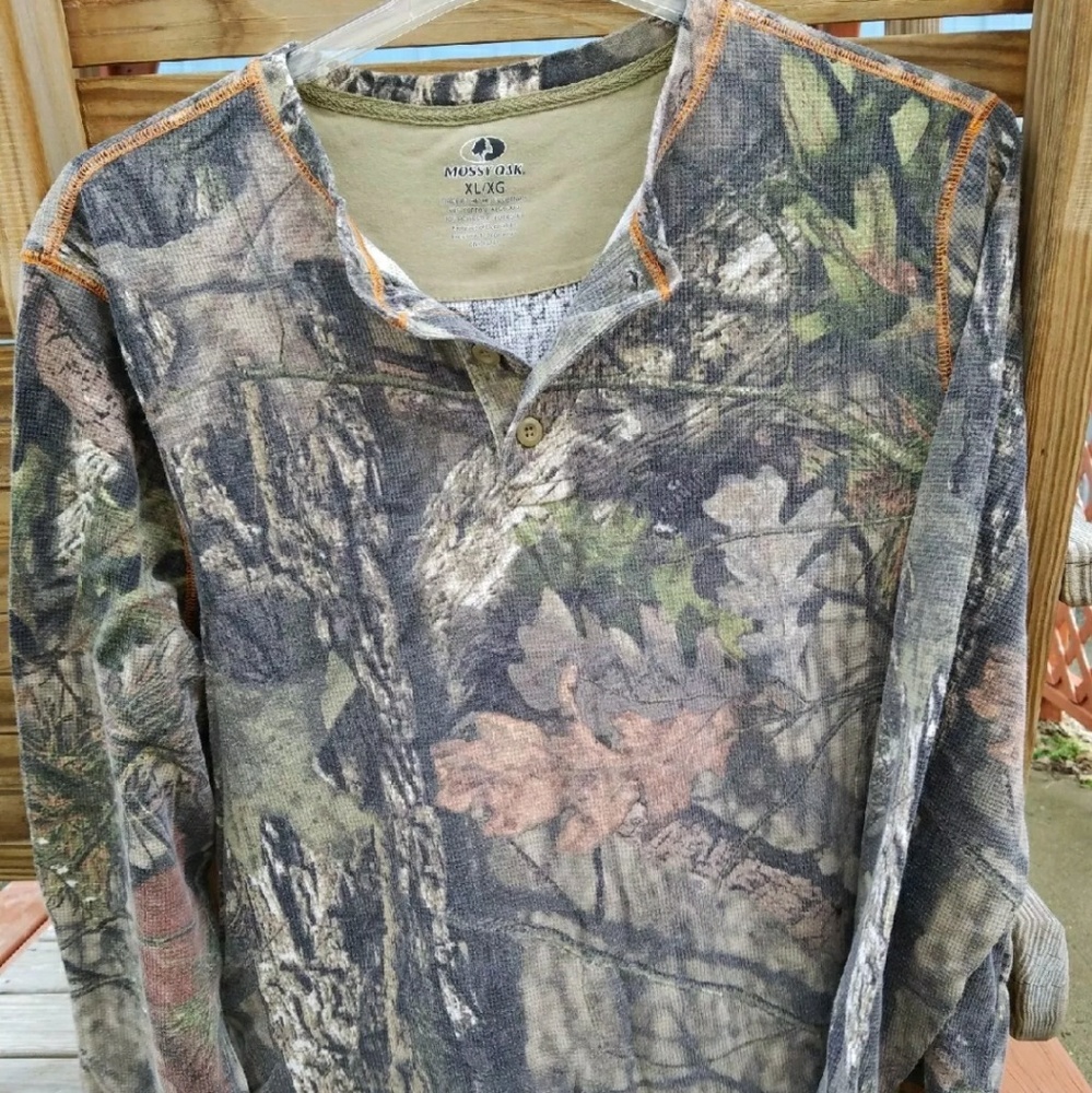 Men's Mossy Oak Camo Thermal XL